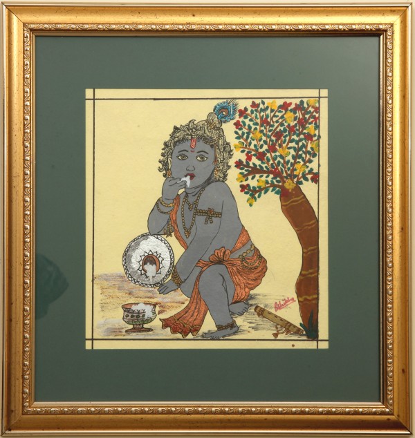 Bal Krishna With Makhan