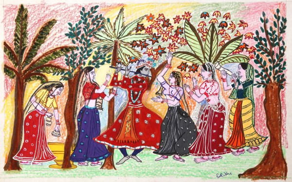 Krishna With Gopis